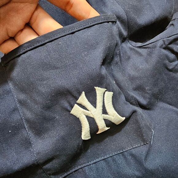 New York Yankees Medical Scrubs Size Small S Navy Blue Concepts Sports Dentist - Picture 7 of 9